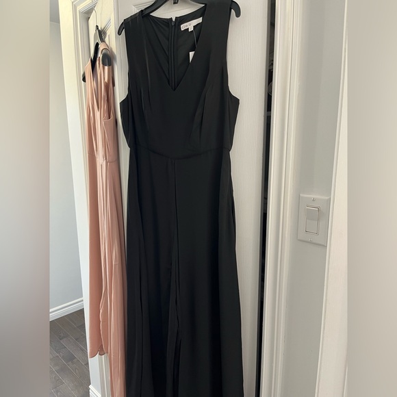 Two jumpsuits same style, light pink and black tags attached from Cleo. - Picture 2 of 6